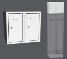 Garderobenschrank - Aufsatz SBS 22N2