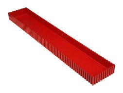 Kunststoffbox Typ 2114 (35 x 102 x 602 mm)