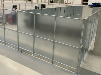 Schutzzaun für die Industrie