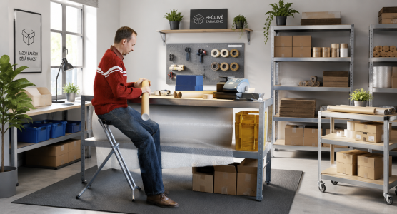 Packtische und Packarbeitsplätze