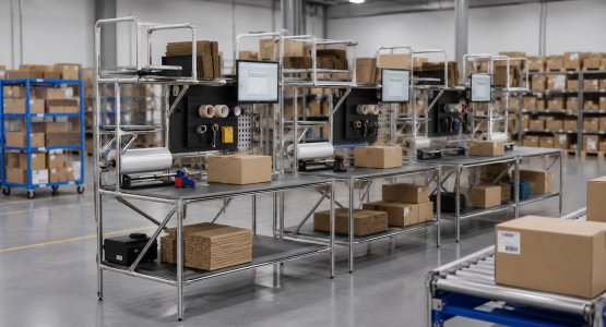 Verpackungs / Montagearbeitsplätze