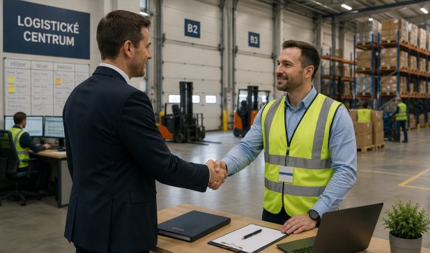 Persönlicher Besuch beim Kunden