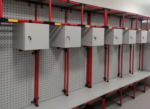 Ausstattung der Feuerwehrumkleideräume