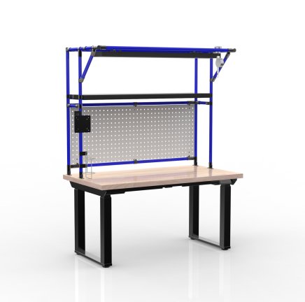 Elektrisch höhenverstellbarer Schreibtisch mit Aufsatz 24111933