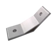 Winkel 135°, 70x70x9 mm.