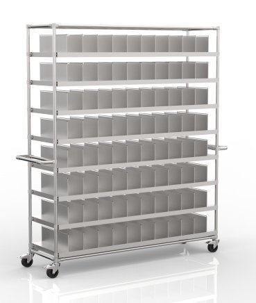 Transportwagen mit modularem Teiler 23121901