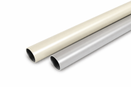 ESD Stahlrohr Logiform Wandstärke 1 mm – grau