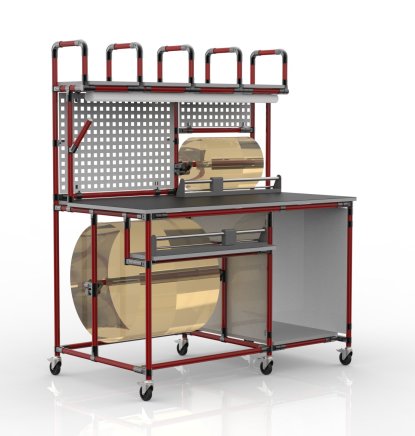 Universeller Packtisch 23020154, 2x Schneidegerät