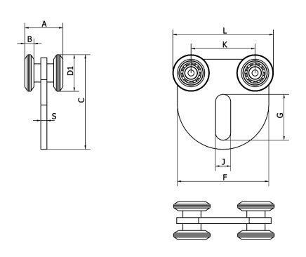 Vierrollen-Kugeluniversalfahrzeug V_vozik_SCML - 2