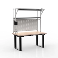 Arbeitstisch mit Aufsatz 24111933, elektrisch höhenverstellbar