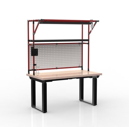 Elektrisch höhenverstellbarer Schreibtisch mit Aufsatz 24111933 - 2