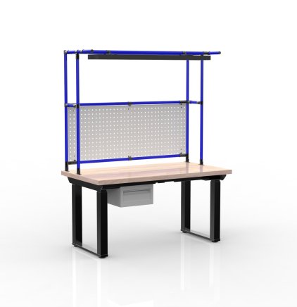 Elektrisch höhenverstellbarer Schreibtisch mit Container und einer Schublade 24111937 - 3