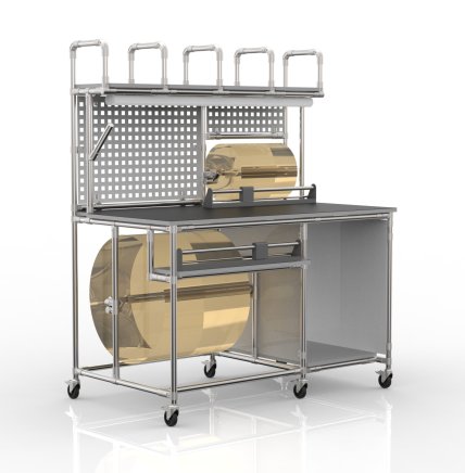 Universeller Packtisch 23020154, 2x Schneidegerät