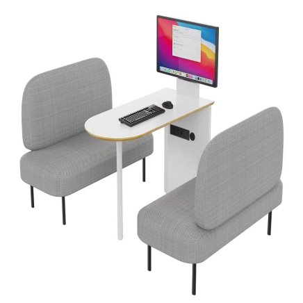 Akustische Box P4F für 4 Personen mit Möb Set - 3