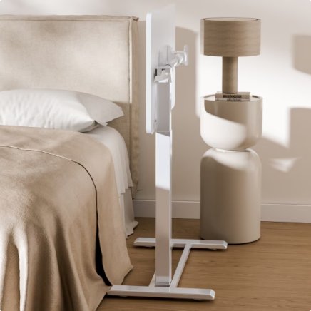 Höhenverstellbarer Büro- und Schreibtisch H3 White - 4