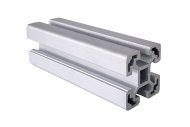 Aluprofil 40 x 40, MI40x40L B10 1 m + Zuschnitt nach Maß