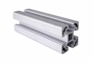 Aluprofil 40 x 40, MI40x40L B10 1 m + Zuschnitt nach Maß