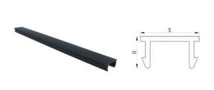 Kunststoffabdeckung für 8 mm KGN2-8