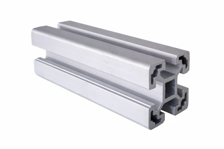Aluprofil 40 x 40, MI40x40L B10 1 m + Zuschnitt nach Maß