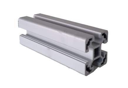 Aluprofil 40 x 40, MI40x40L B10 1 m + Zuschnitt nach Maß