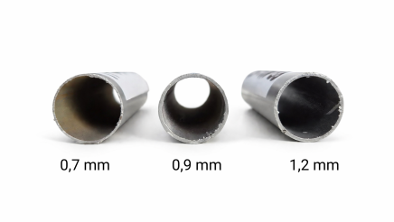 Stahlrohr ECCO PP-1090MG mit Wandstärke 0,9 mm – Farbe Grau - 2