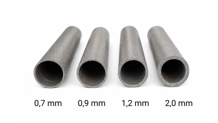 Stahlrohr ECCO PP-1070MG mit Wandstärke 0,7 mm – Farbe Grau - 2