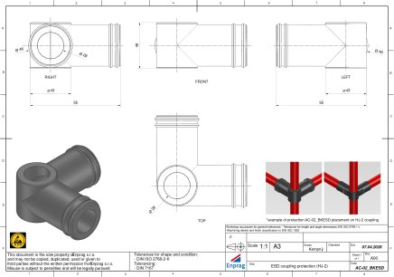 Schutzkappe für Verbinder AC-02BKESD - 4