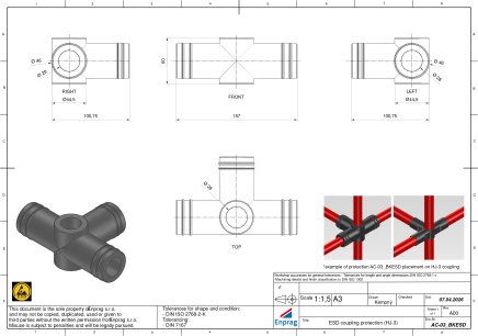 Schutzkappe für Verbinder AC-03BKESD - 4