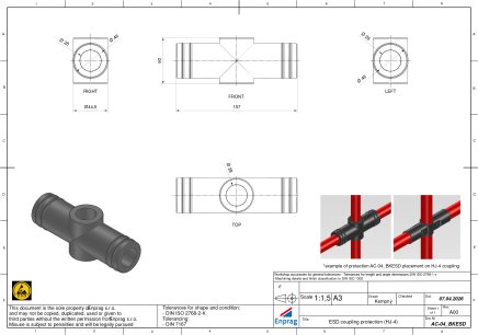 Schutzkappe für Verbinder AC-04BKESD - 4